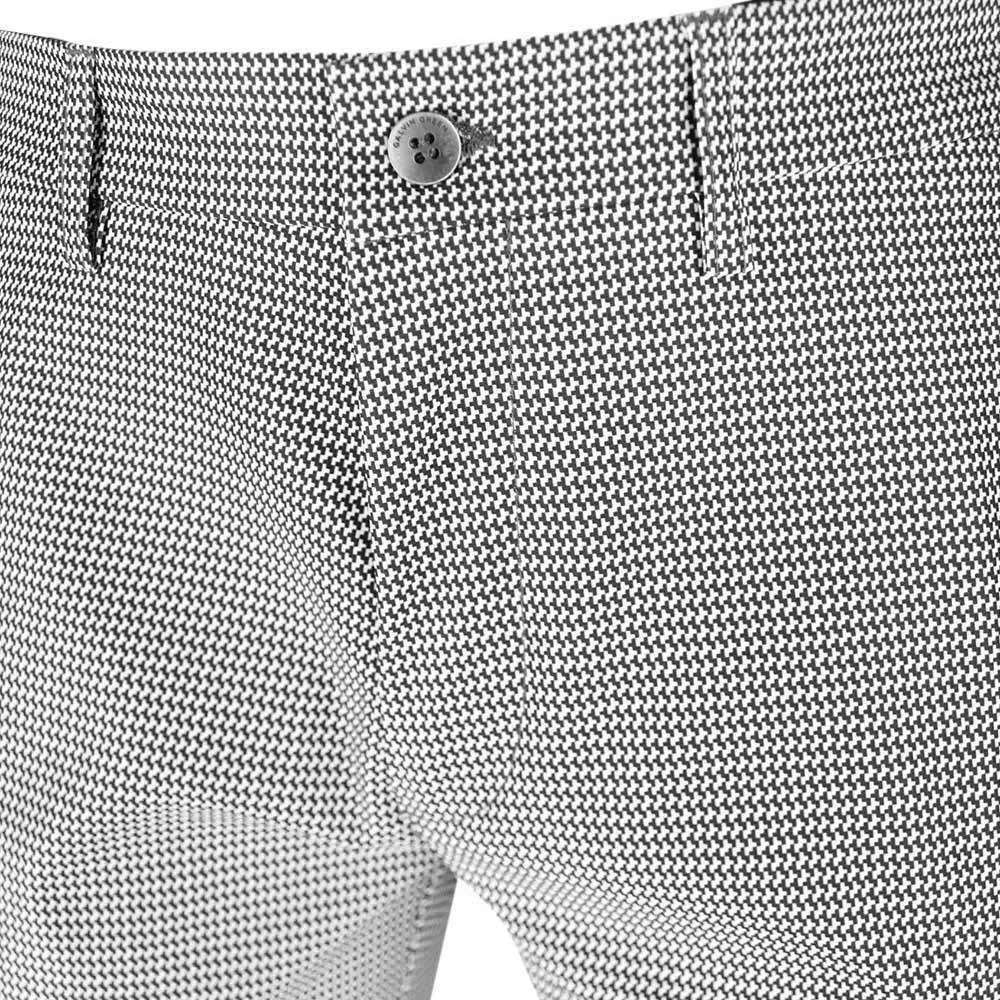 Galvin Green Mens NATE Ventil8  HOUNDSTOOTH Golf Pants - BLACK/WHITE