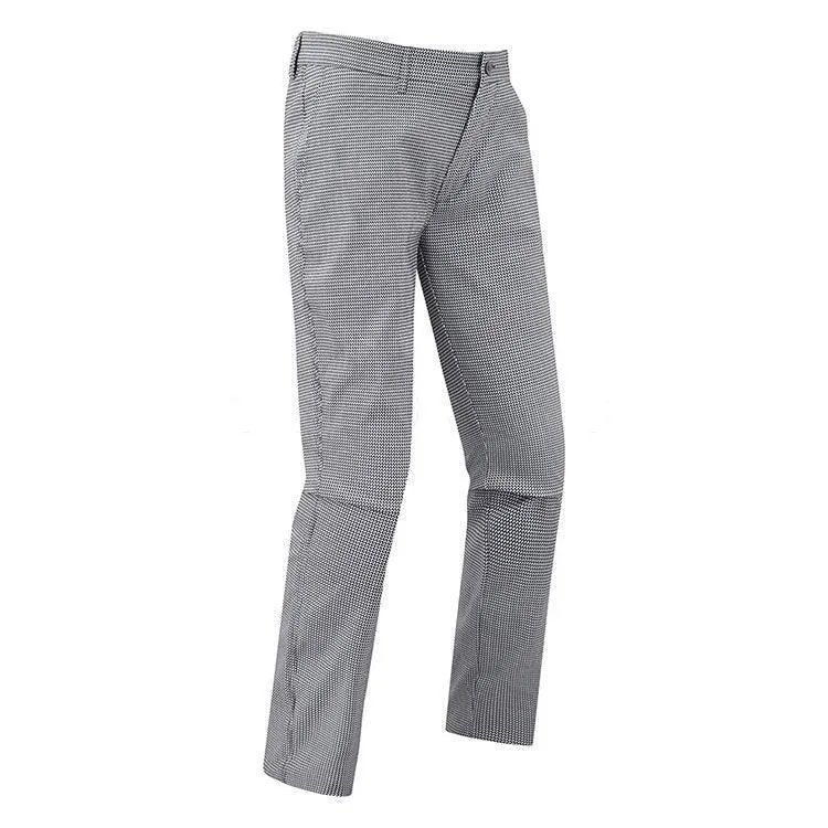Galvin Green Mens NATE Ventil8  HOUNDSTOOTH Golf Pants - BLACK/WHITE