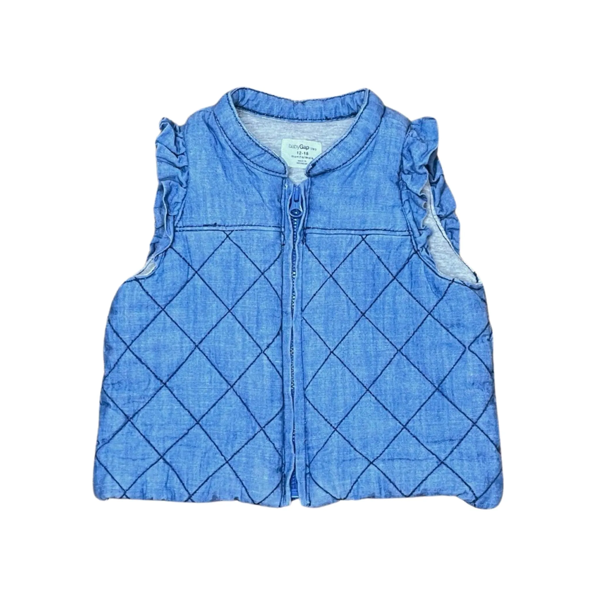 Gap Denim Lined Vest