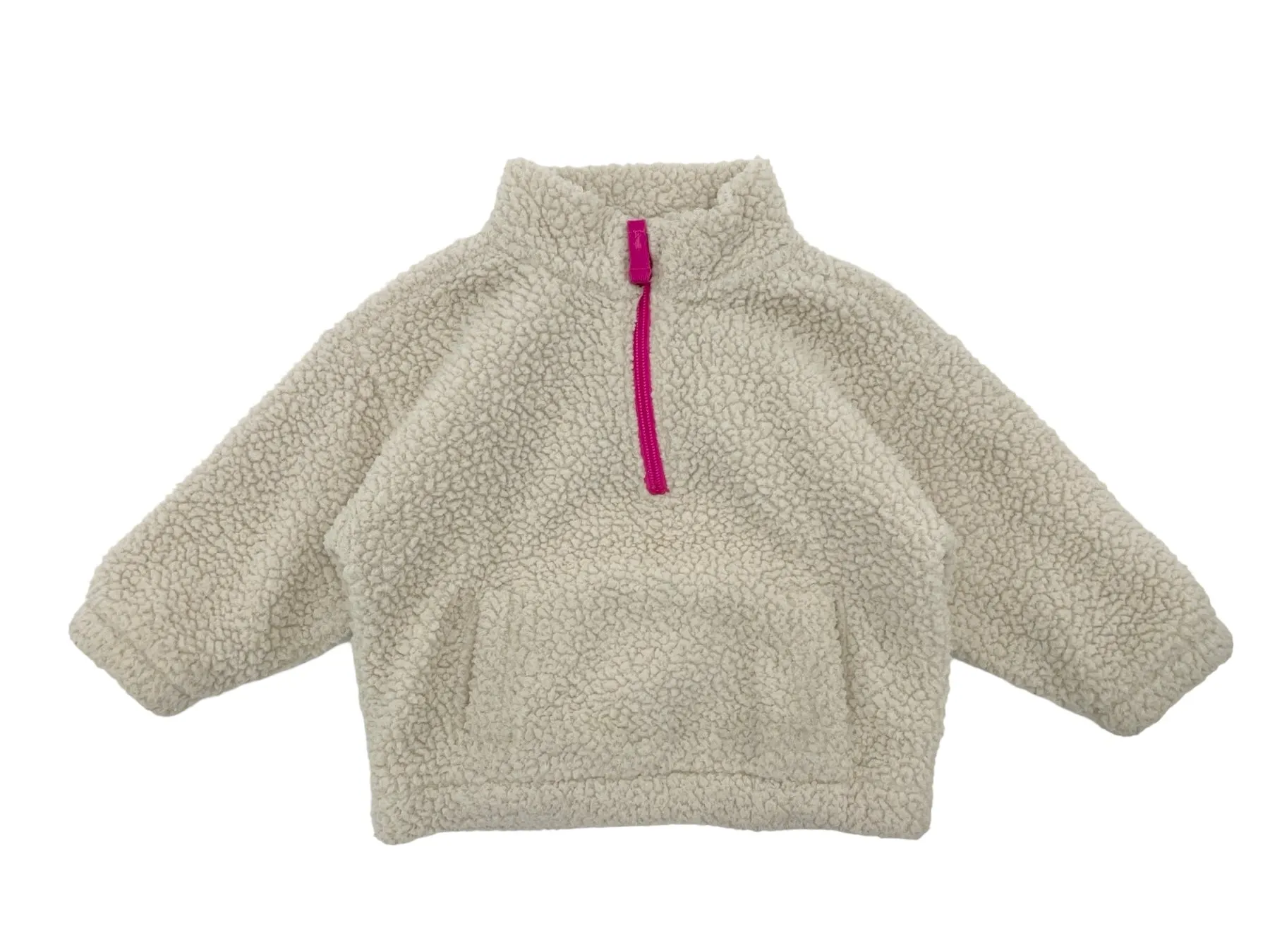 Gap lined Sherpa quarter zip jacket - 18-24m