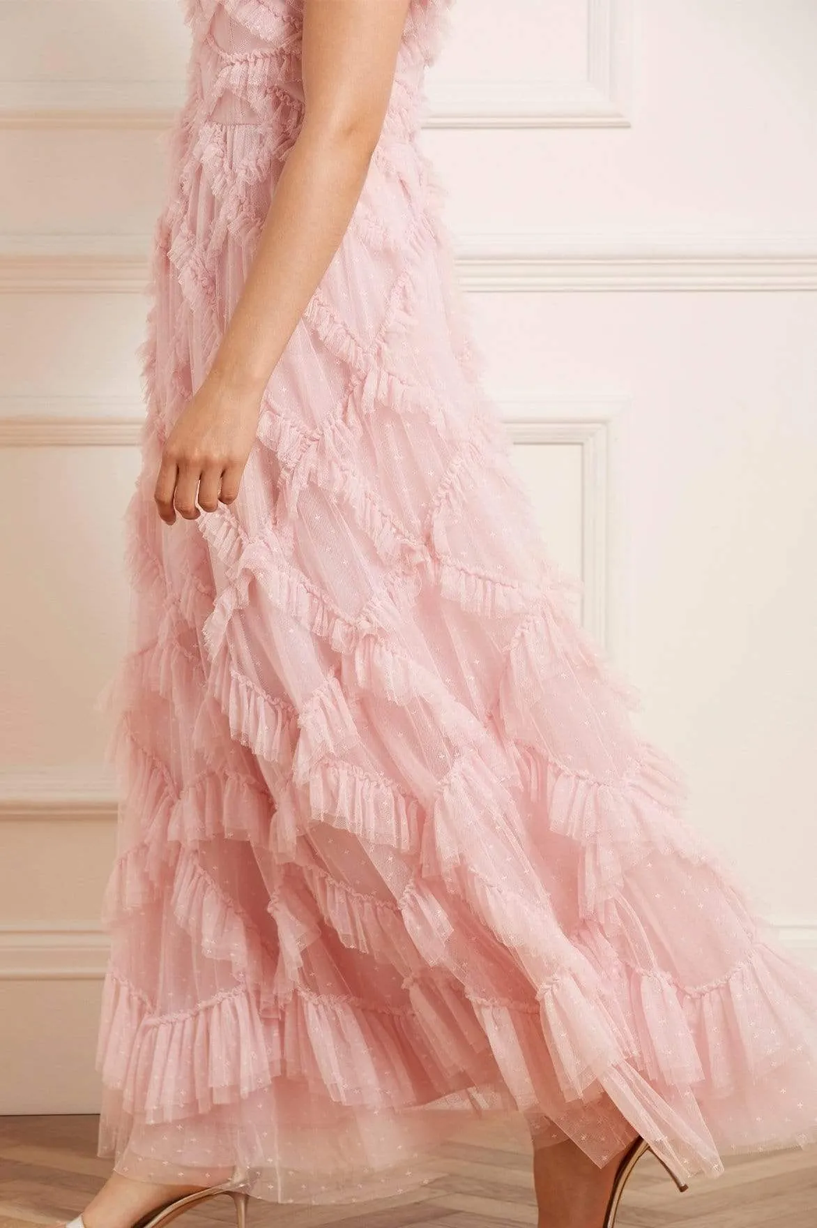 Genevieve Ruffle Gown