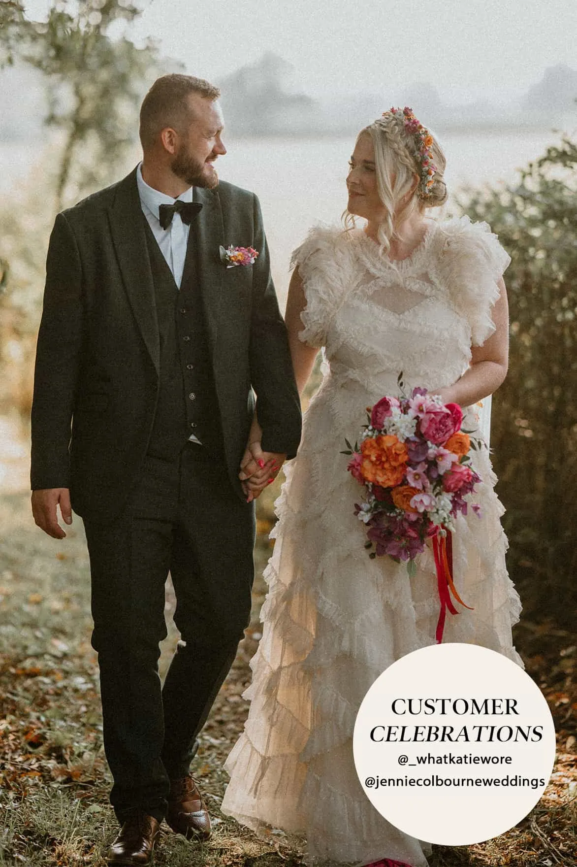 Genevieve Ruffle Gown
