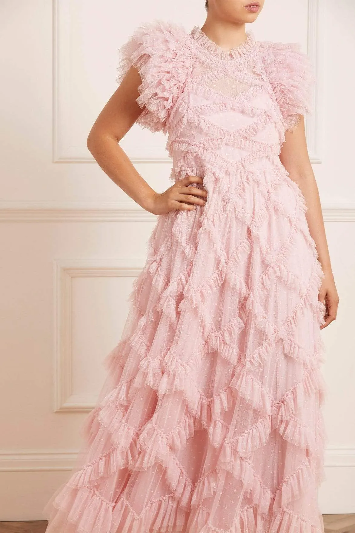Genevieve Ruffle Gown