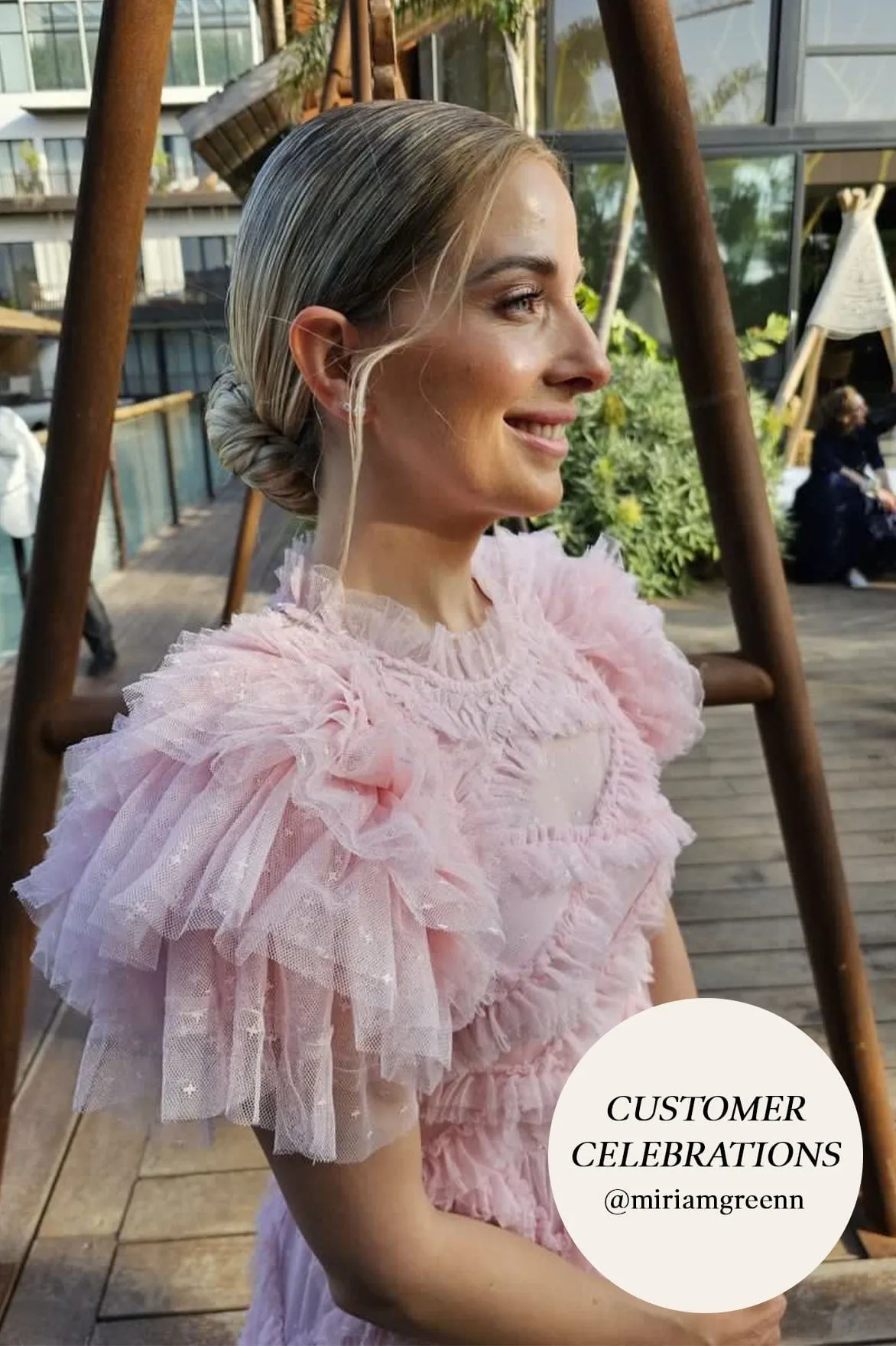 Genevieve Ruffle Gown
