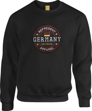 Germany Benchmark Crew Neck Sweater Black