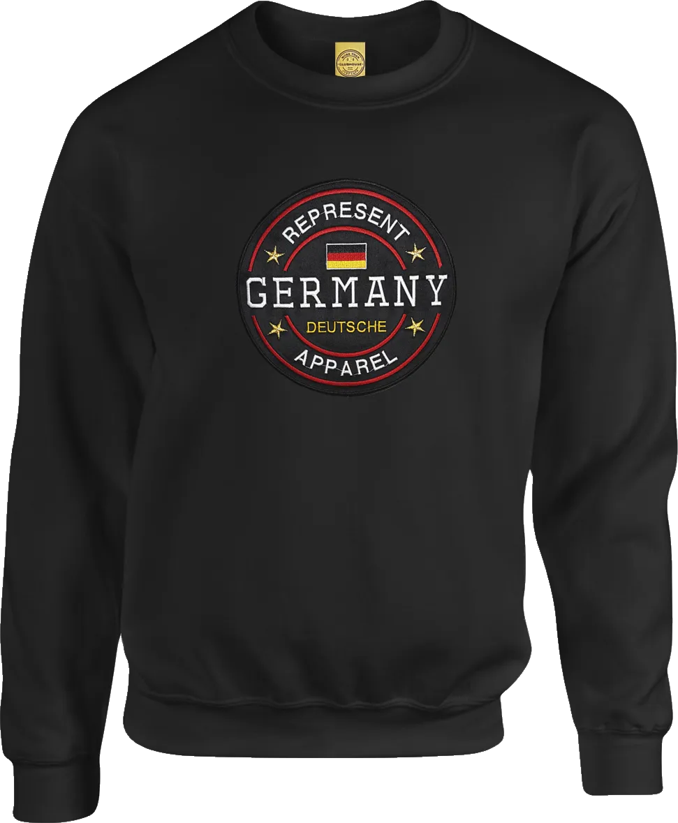 Germany Benchmark Crew Neck Sweater Black