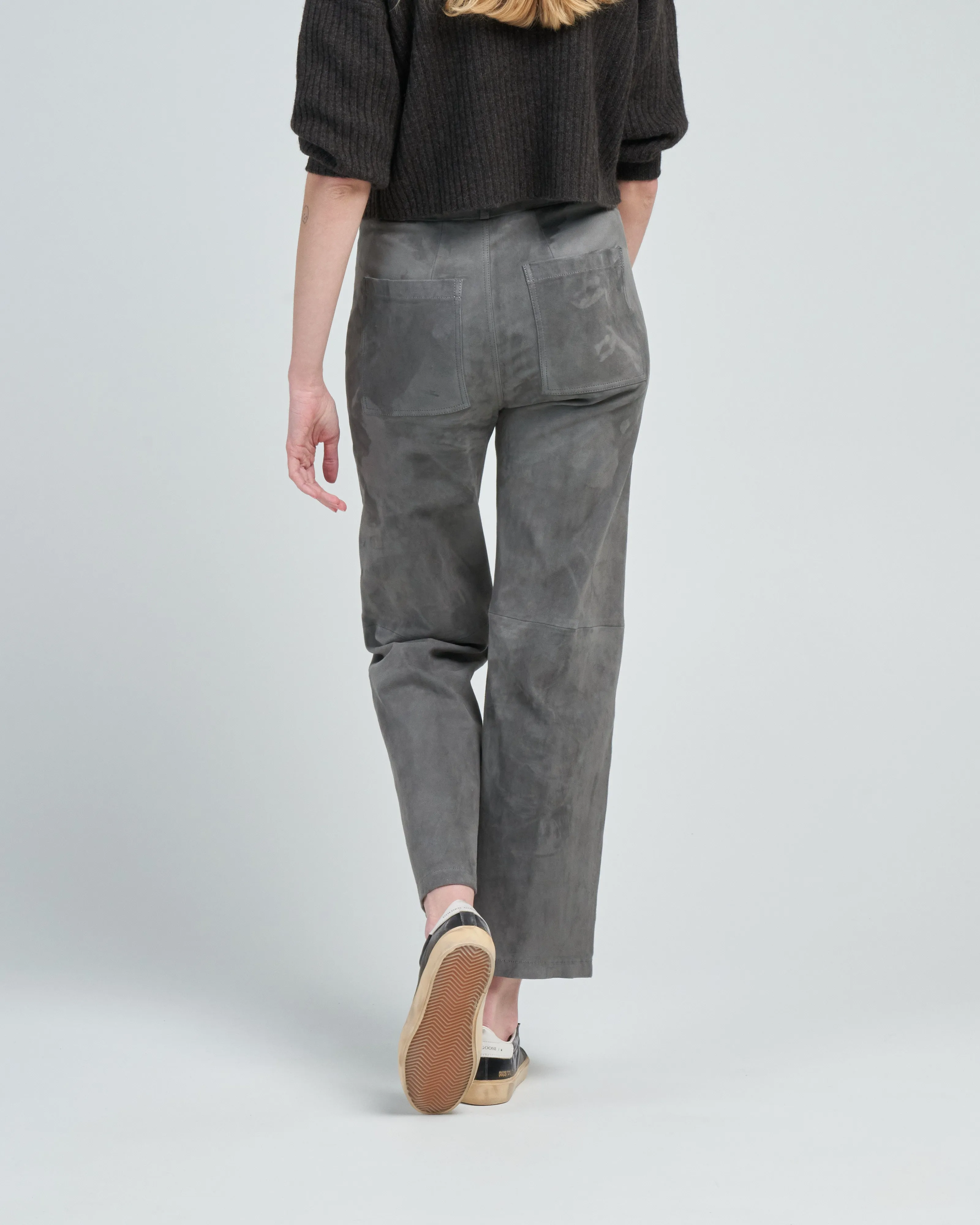 giacinta stretch suede pant