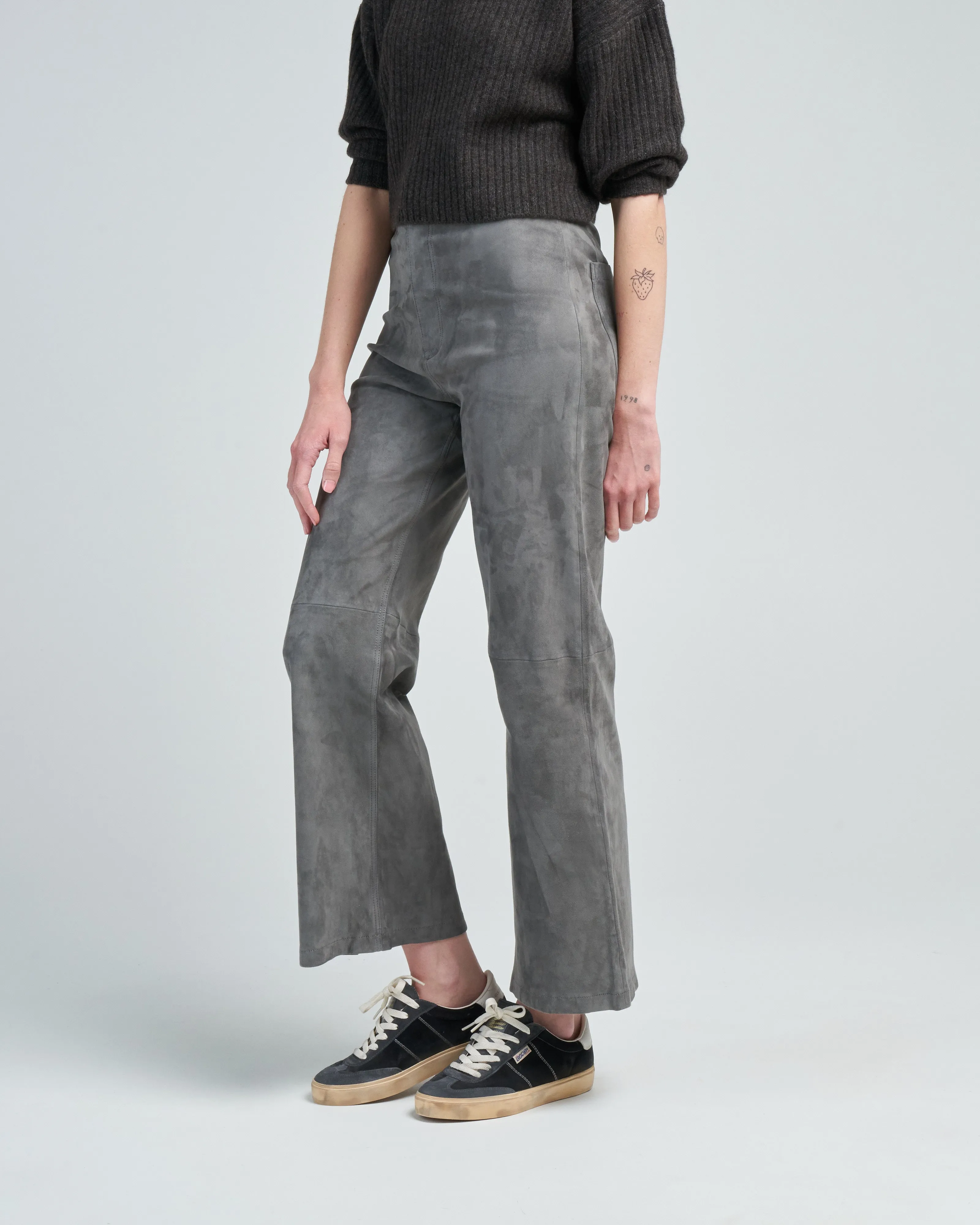 giacinta stretch suede pant