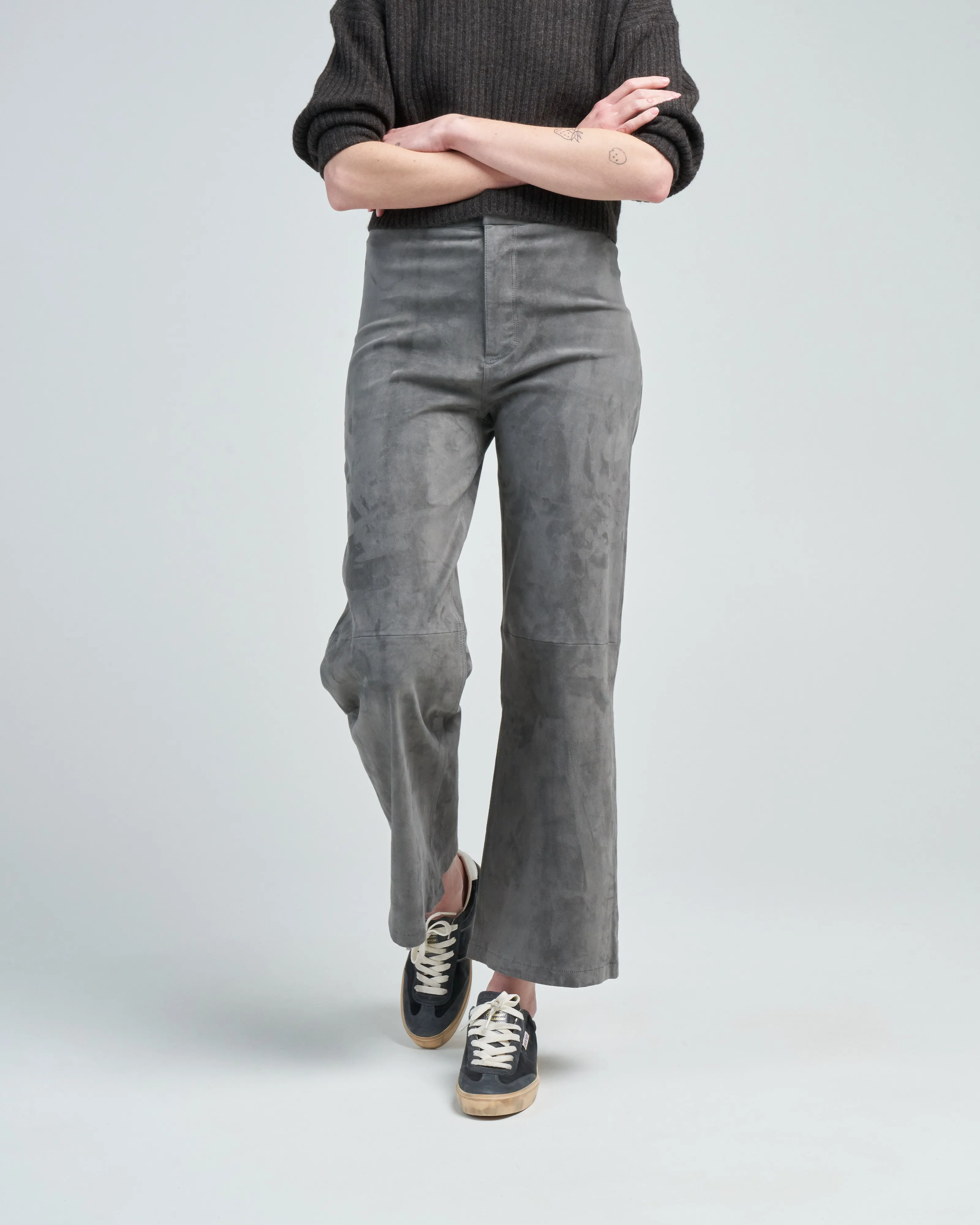 giacinta stretch suede pant