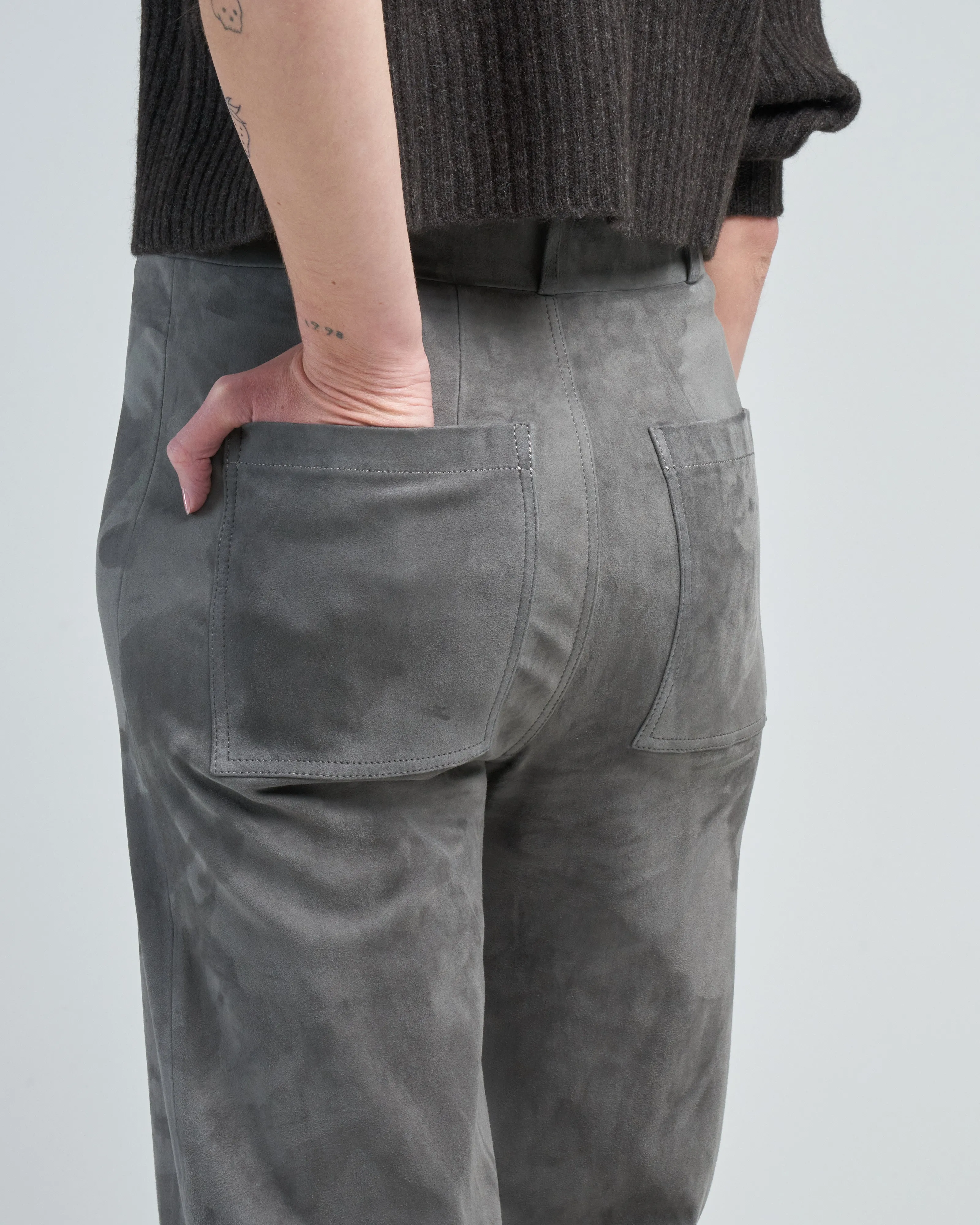 giacinta stretch suede pant