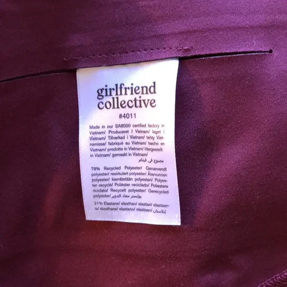 Girlfriend Collective High-Rise Bike Short Size Small