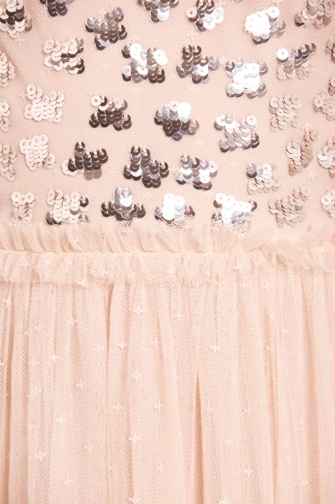Glisten Bodice One-Shoulder Ankle Gown