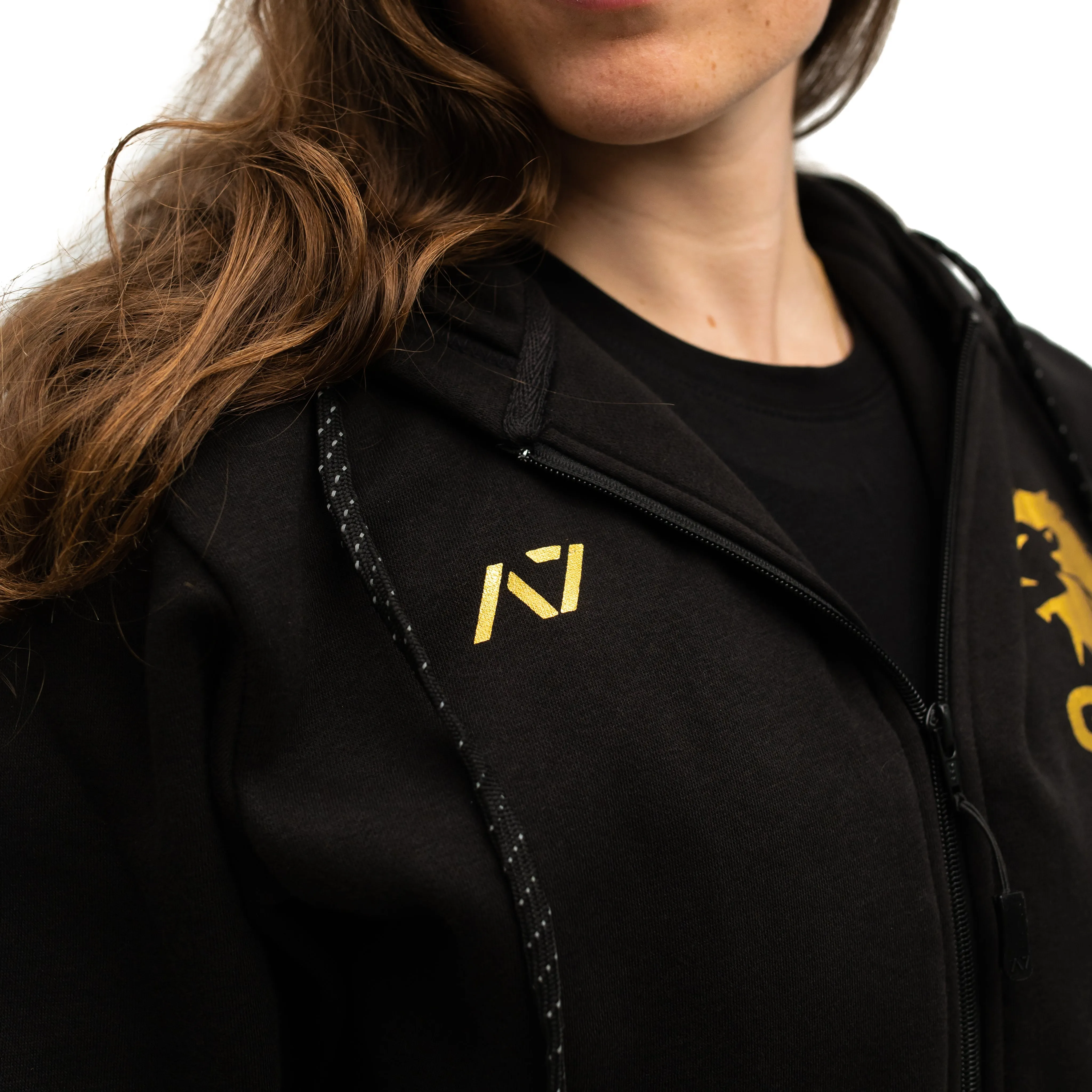Gold Britannia Zip Up Jacket