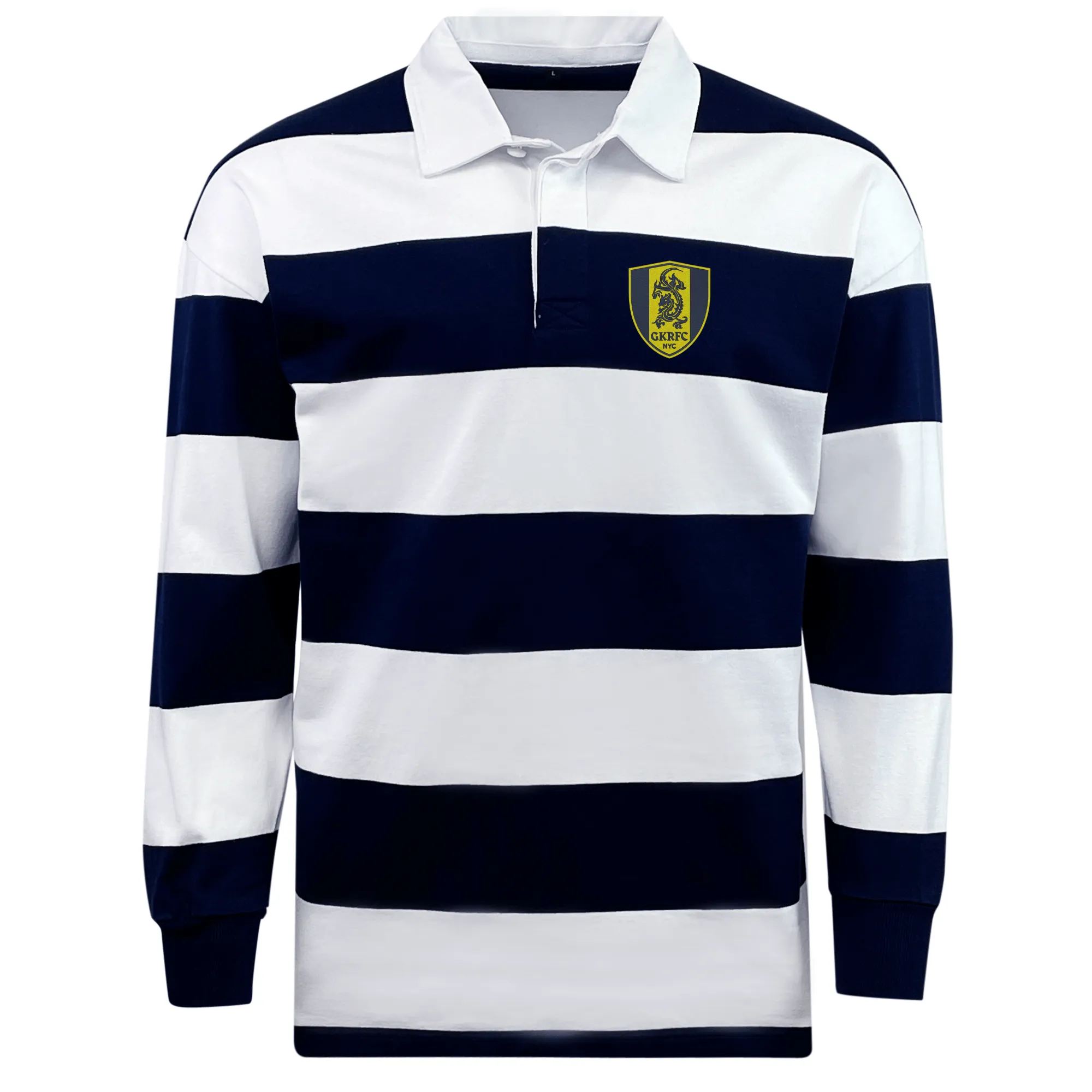 Gotham Knights Classic Long Sleeve Hooped Rugby Jersey