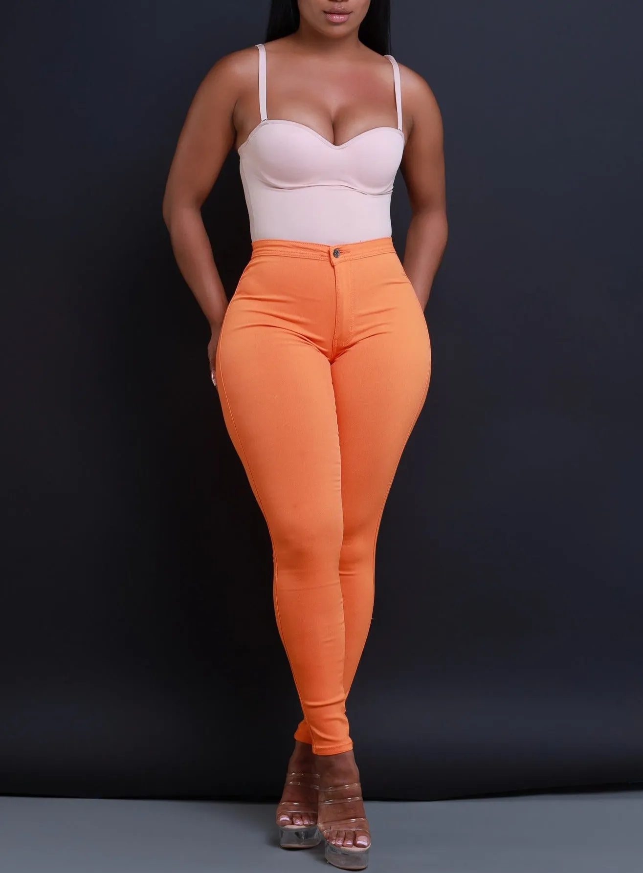 GP2100P-High Waist Stretch Pants (4 PCS)
