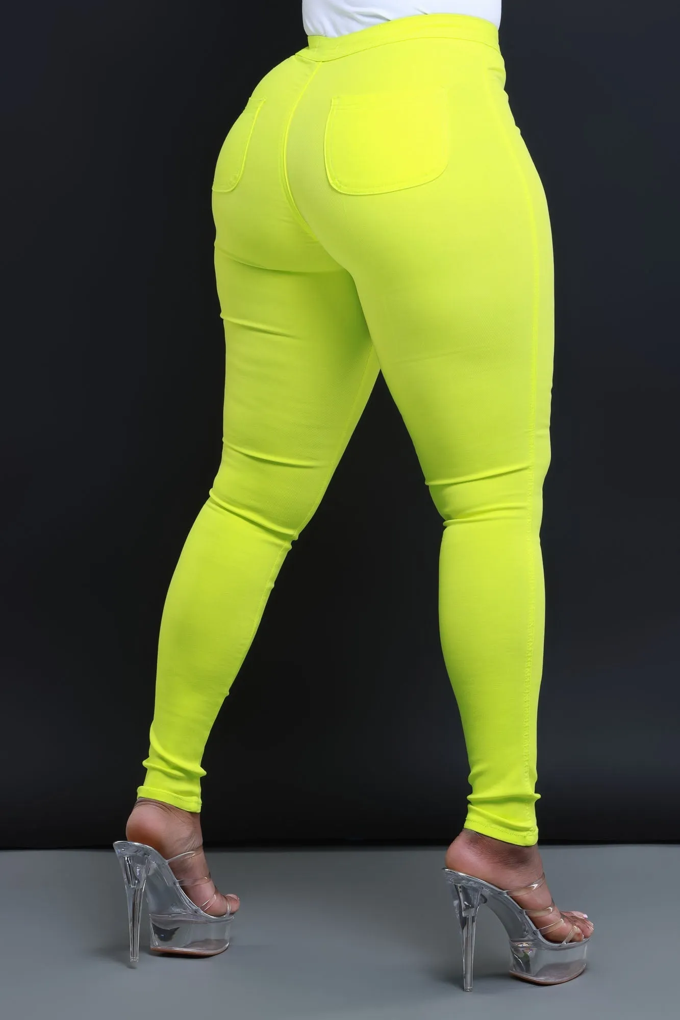 GP2100P-High Waist Stretch Pants (4 PCS)
