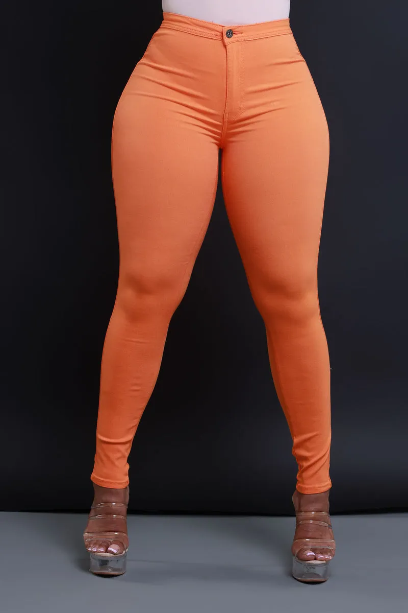 GP2100P-High Waist Stretch Pants (4 PCS)