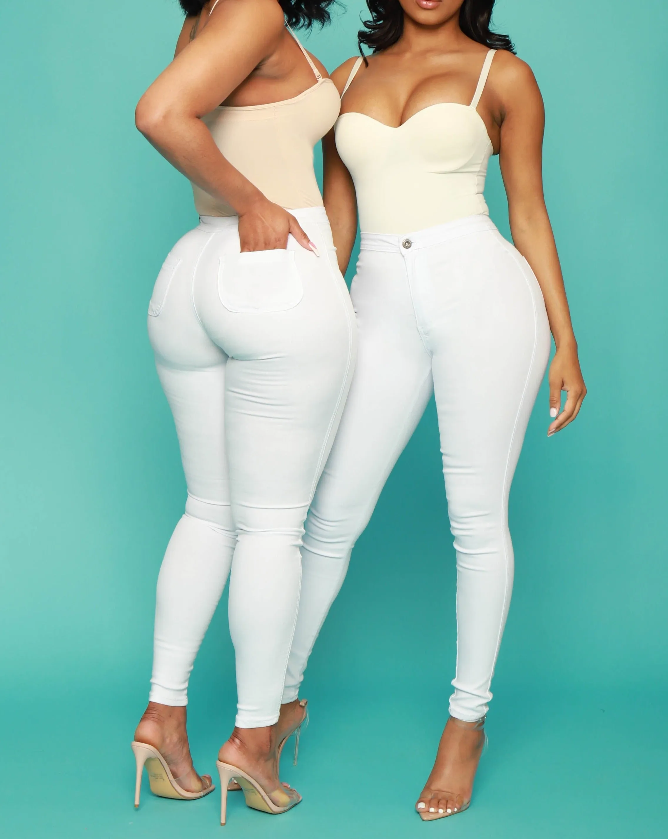GP2100P-High Waist Stretch Pants (4 PCS)