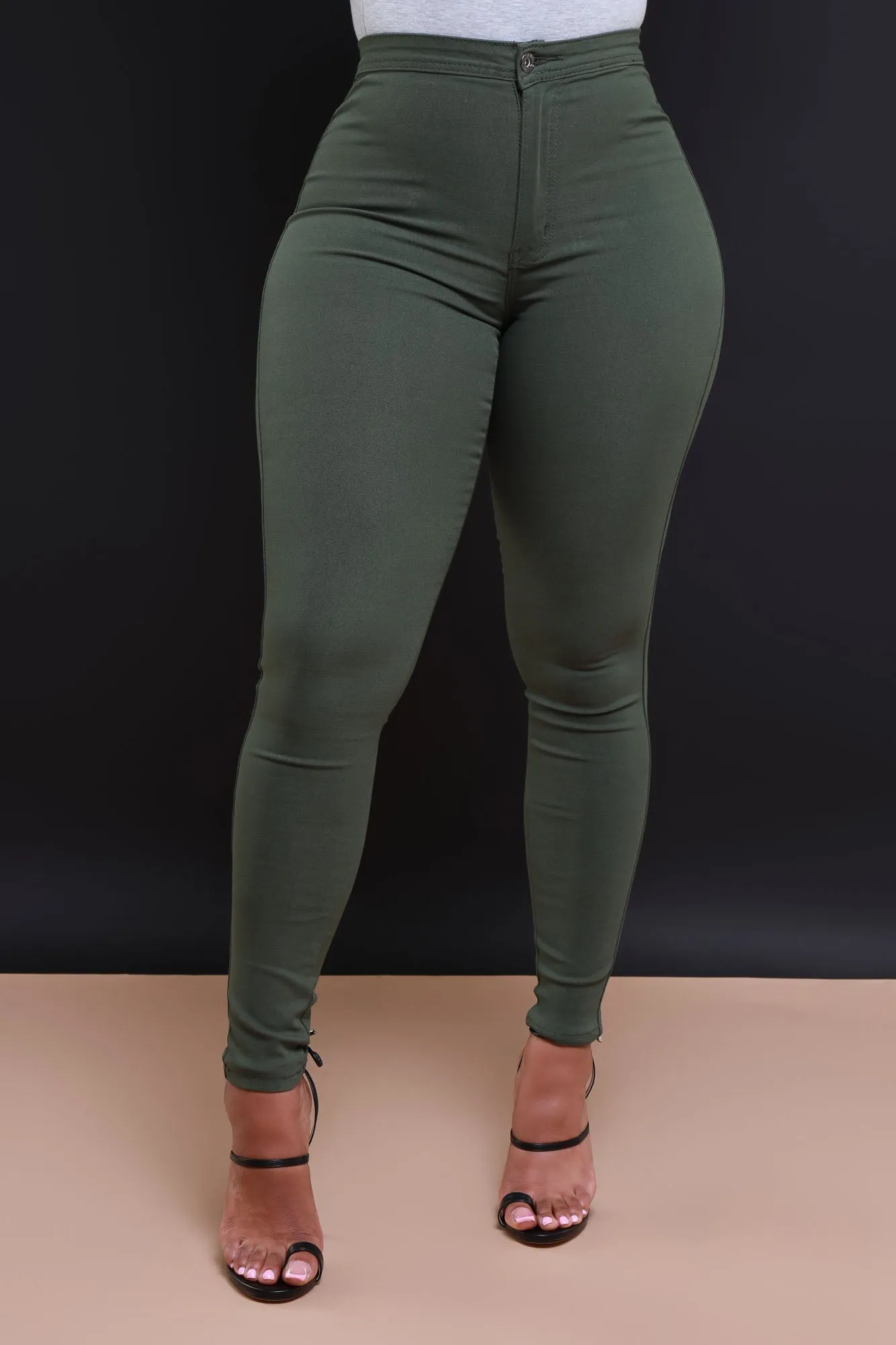 GP2100P-High Waist Stretch Pants (4 PCS)