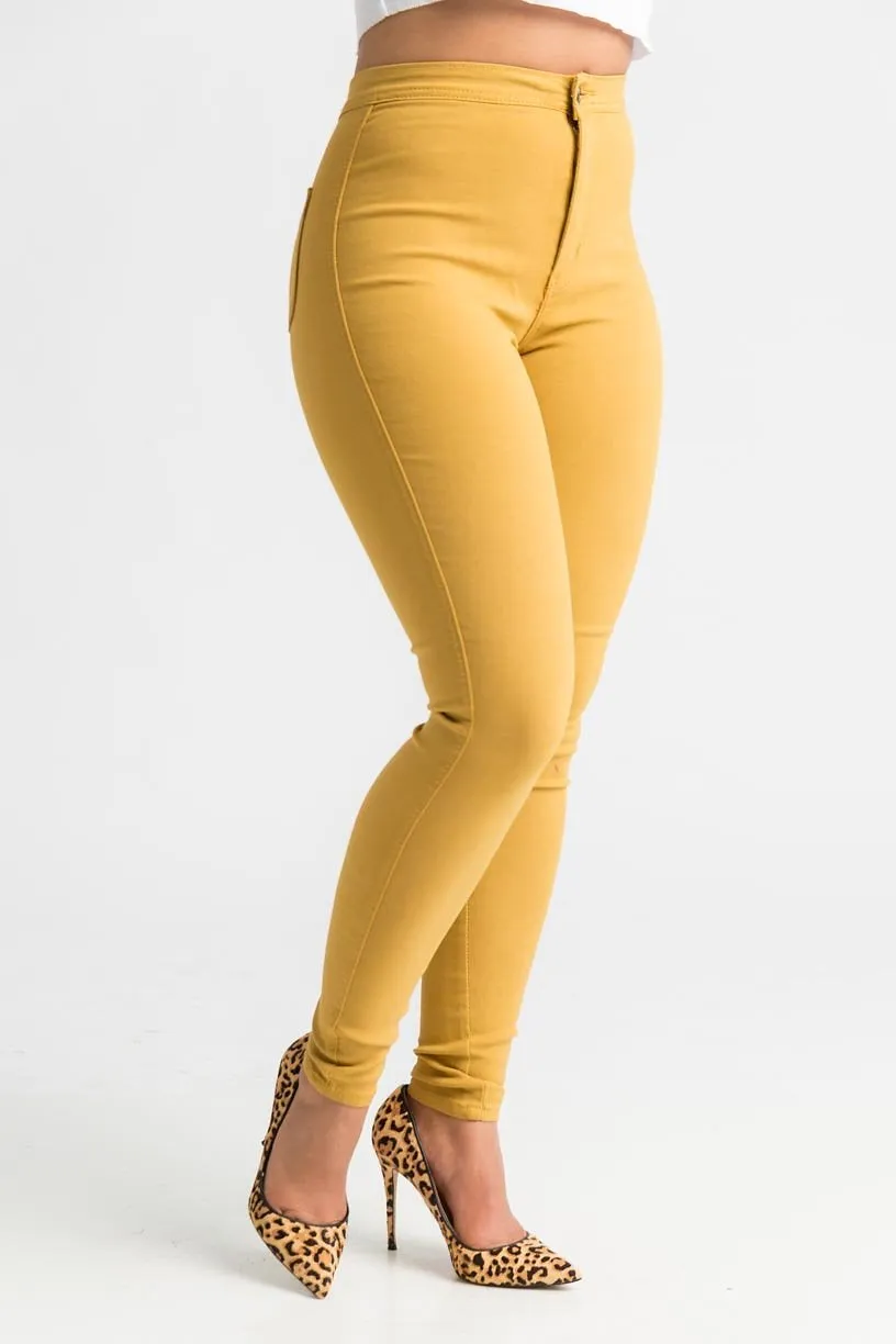 GP2100P-High Waist Stretch Pants (4 PCS)