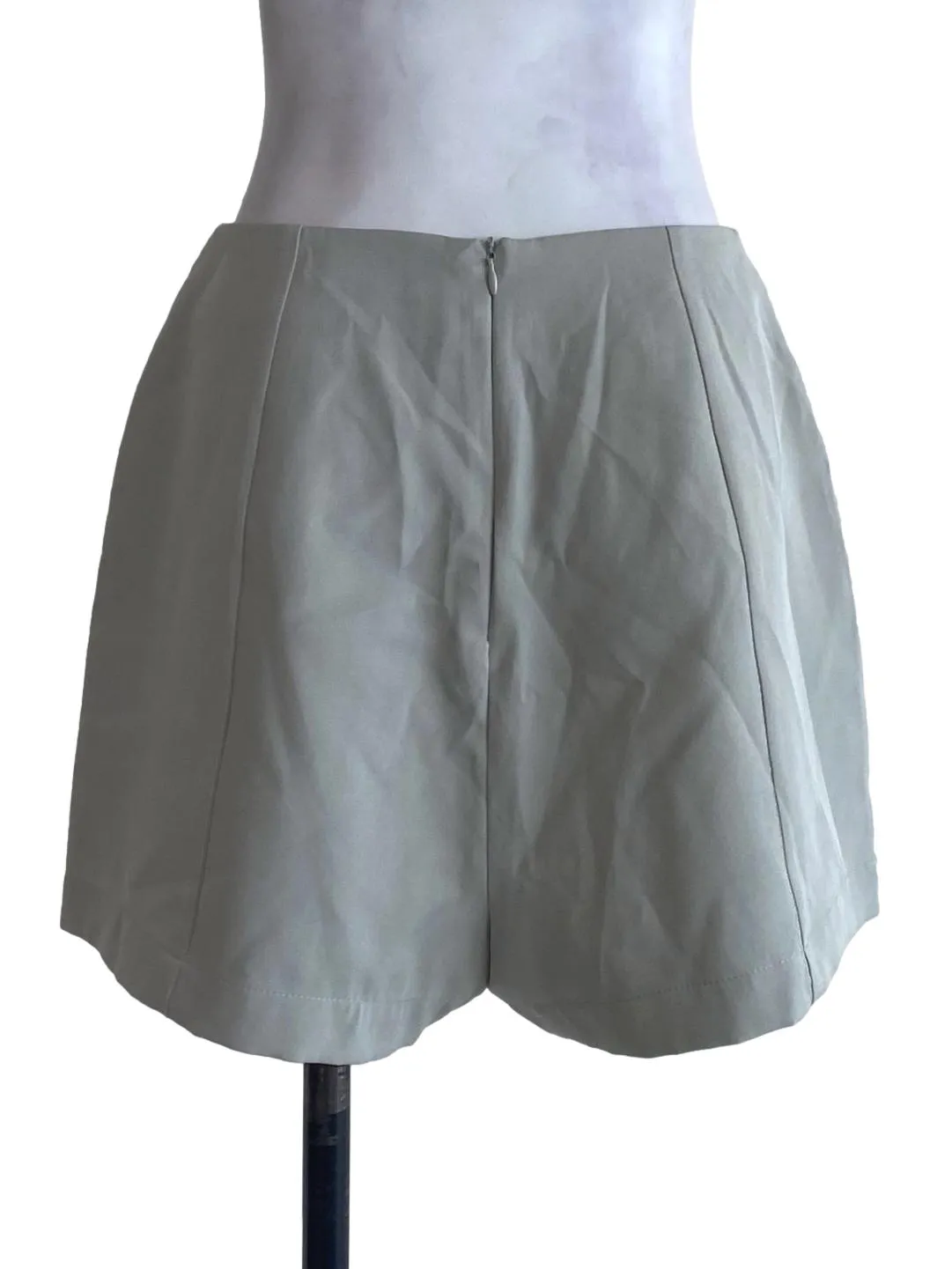 Green Plain Shorts