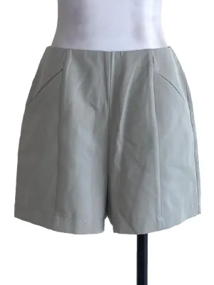 Green Plain Shorts