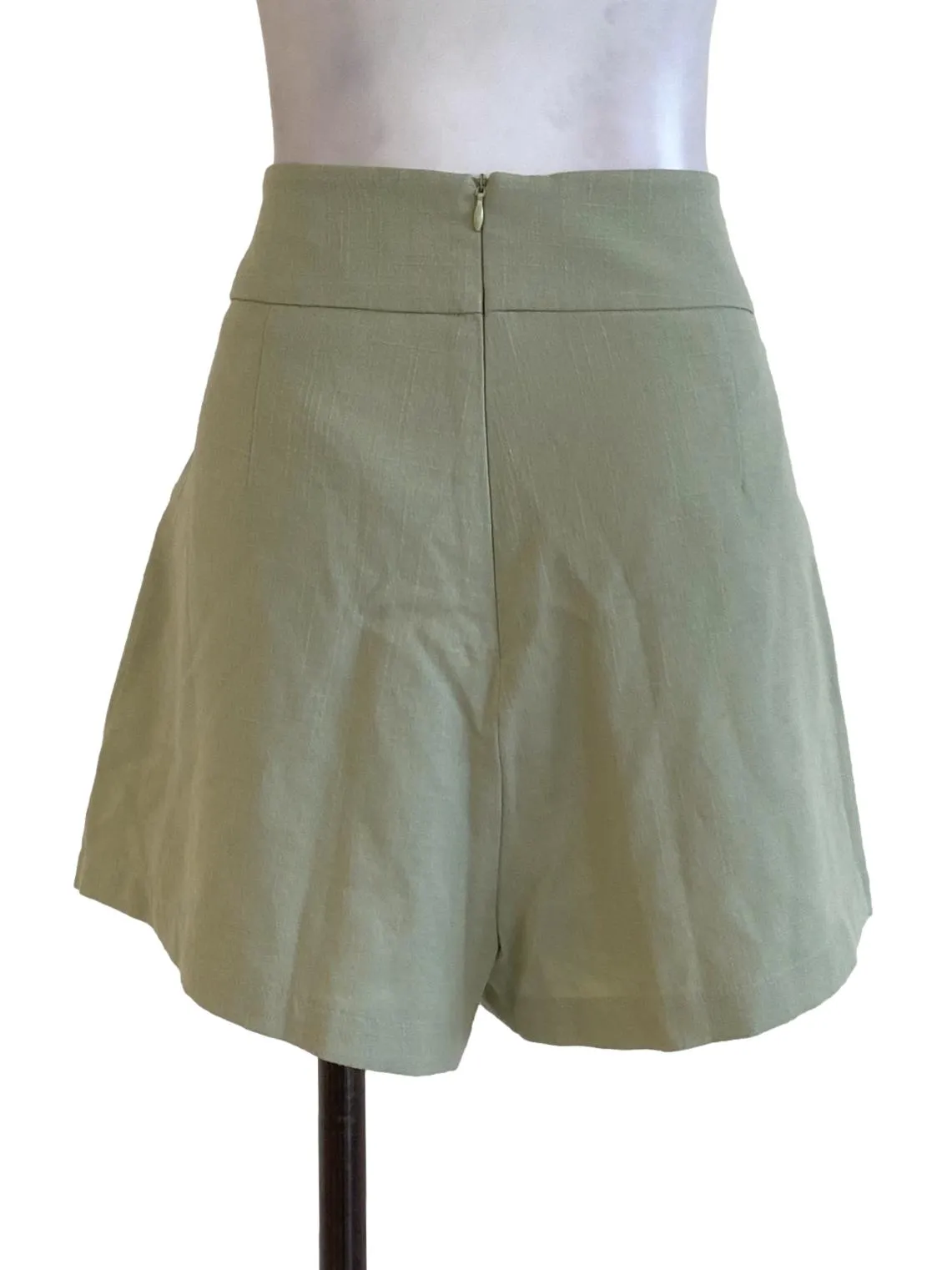 Green Twill Shorts