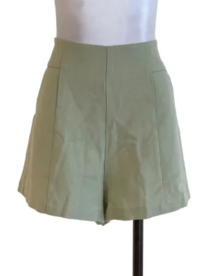 Green Twill Shorts