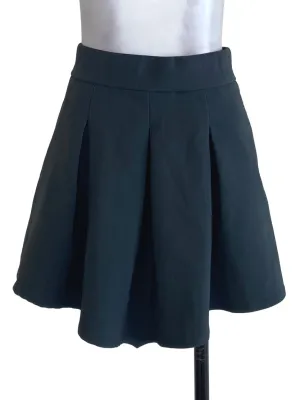 Grey Box Pleated Skirt