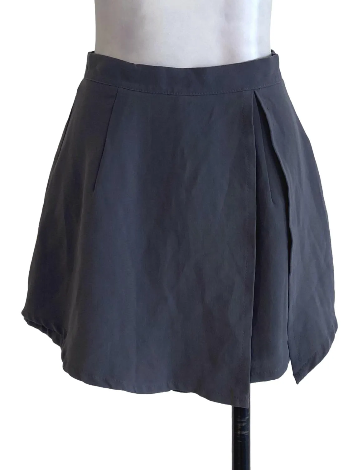 Grey Flapped Skorts