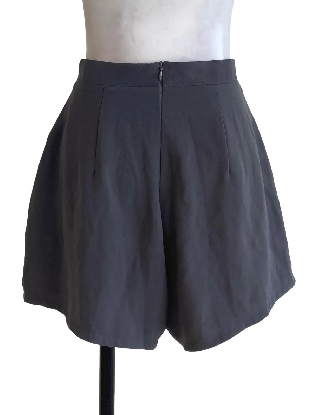 Grey Flapped Skorts