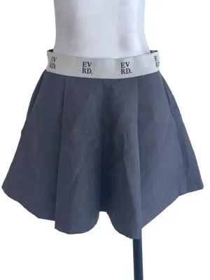 Grey Plain Shorts