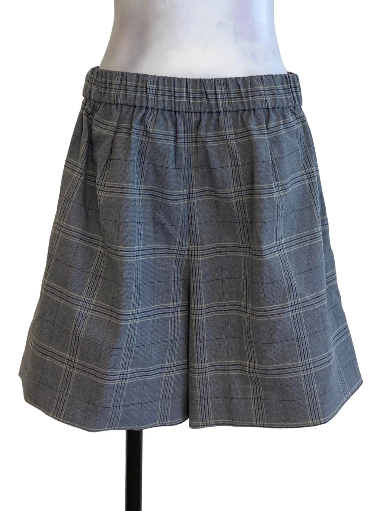 Grey Tartan Skorts