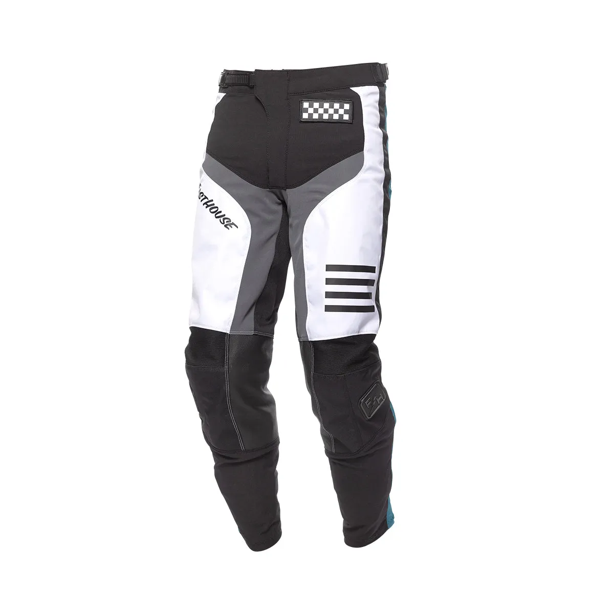 Grindhouse Mod Youth Pant - White/Black/Marine