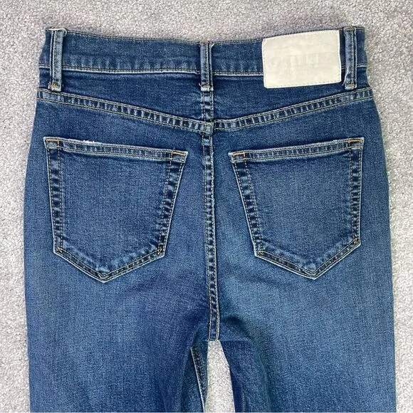 GRLFRND Kendall Jeans Women's 23 Blue Skinny High Rise Dark Denim Stretch