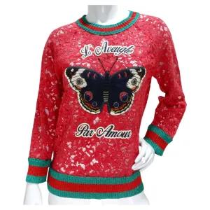 Gucci L'Aveugle Par Amour Graphic Print Sweatshirt