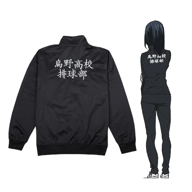 Haikyuu Karasuno High School Jacket Suit Shimizu kiyoko Cosplay Costume