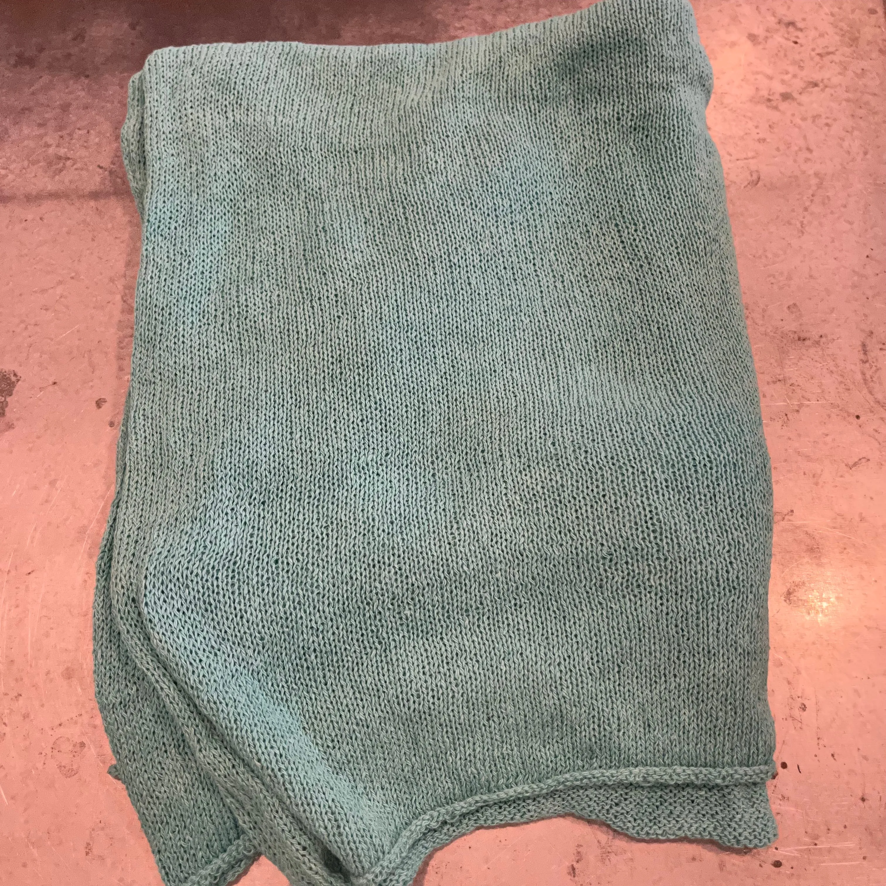 Handmade AuroKnits Silk Poncho