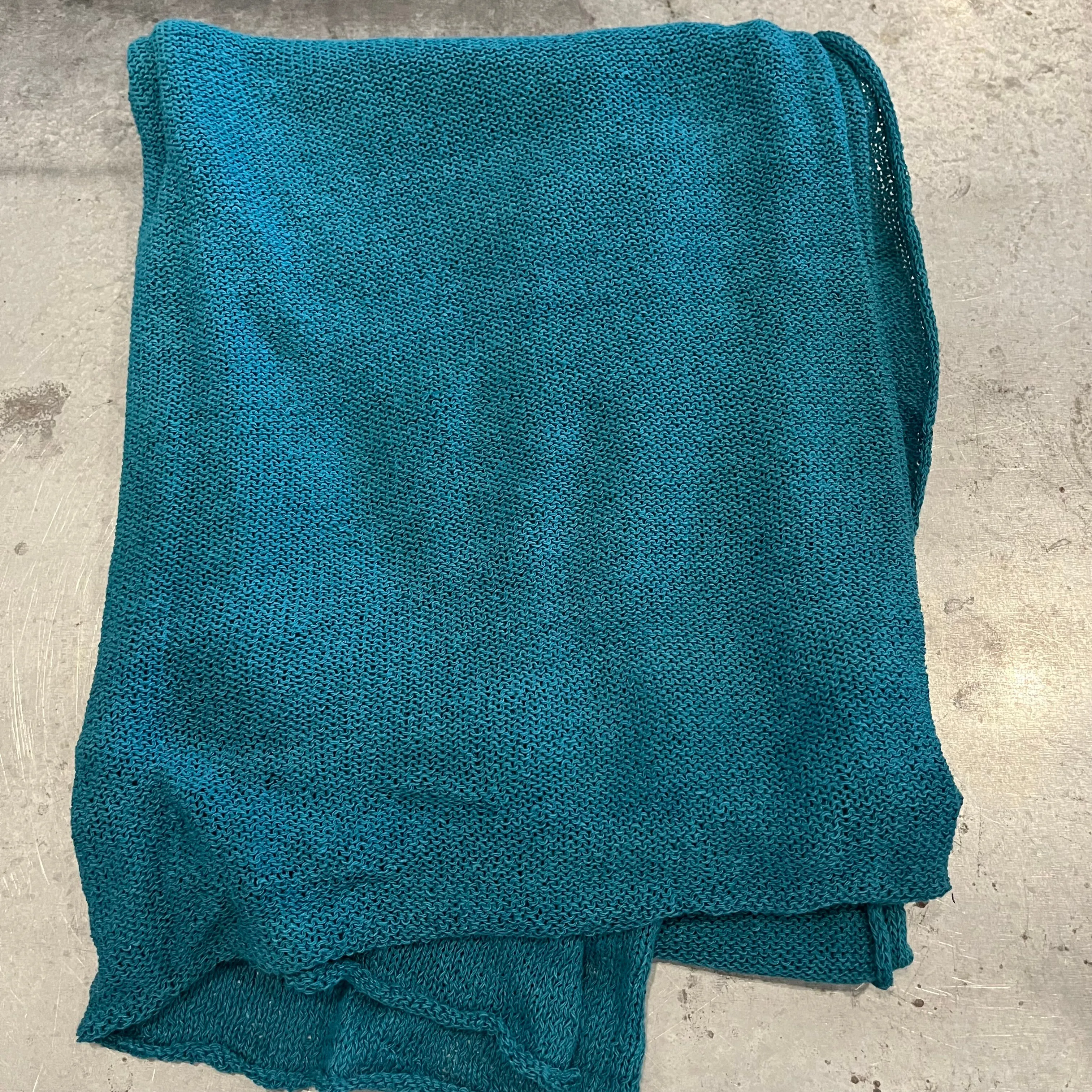 Handmade AuroKnits Silk Poncho