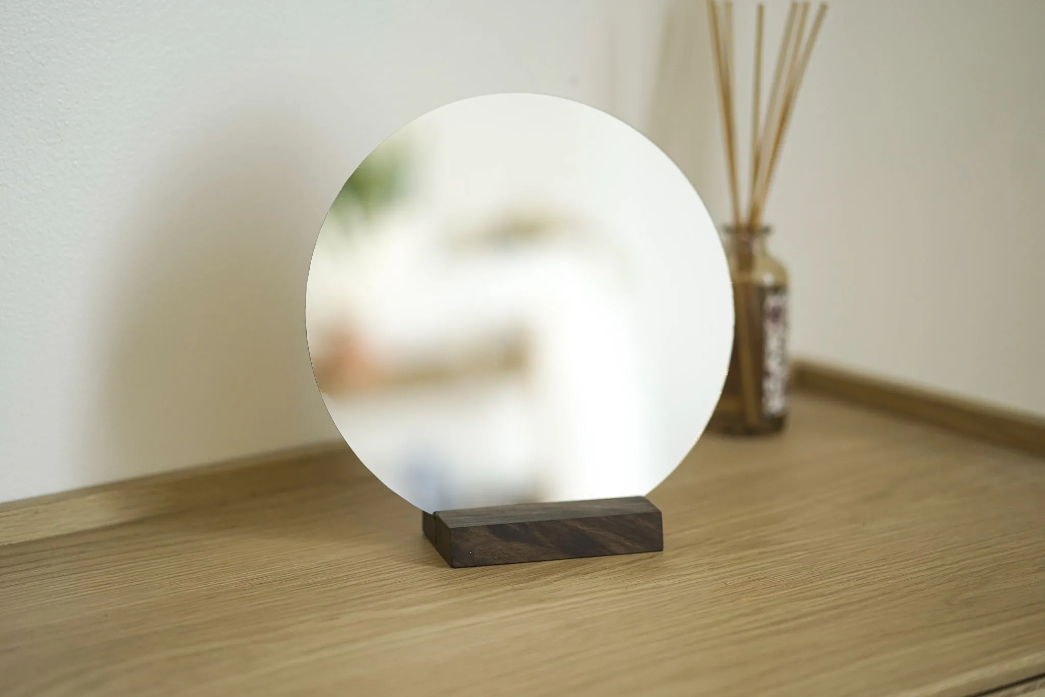 Hardwood Vanity Make Up Mirror