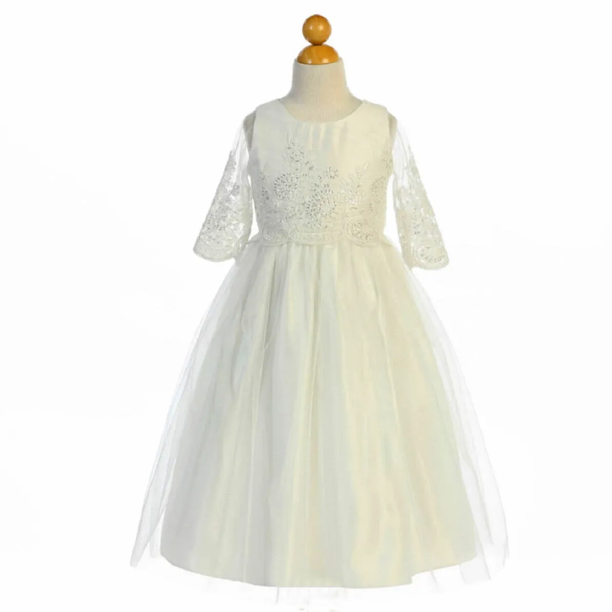 Harlow Dress - Ivory White