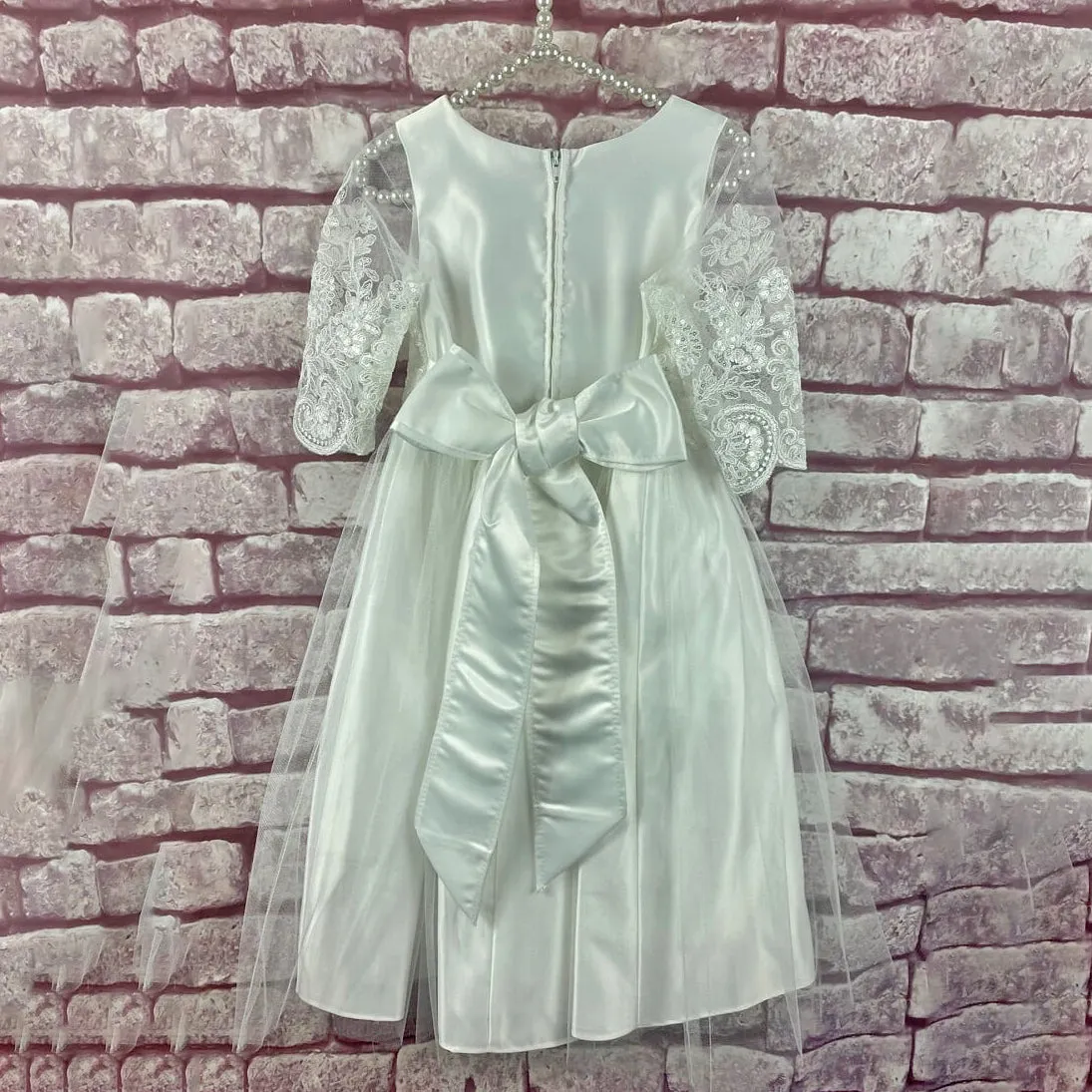Harlow Dress - Ivory White