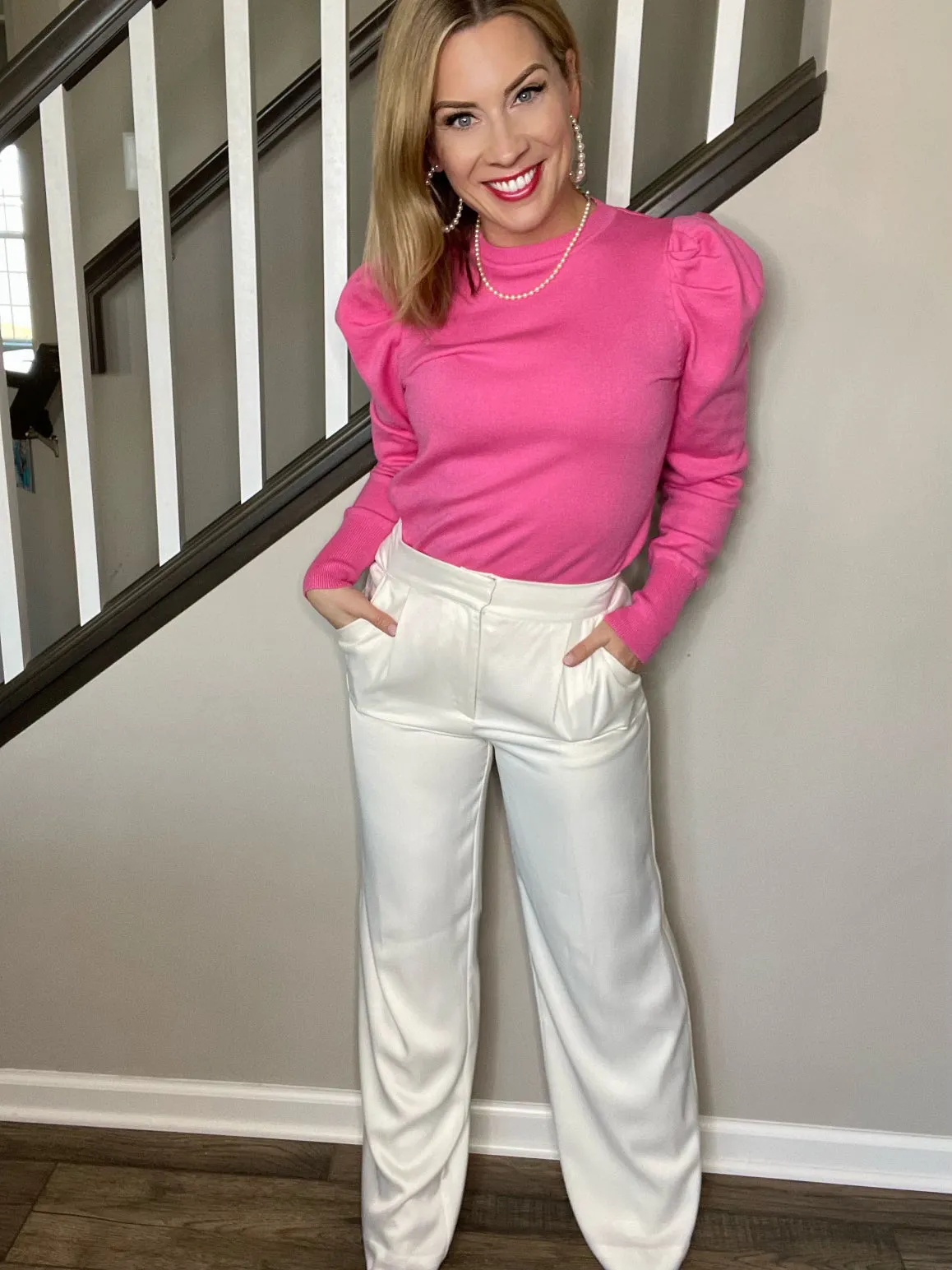 Harper Puff Long Sleeve Sweater