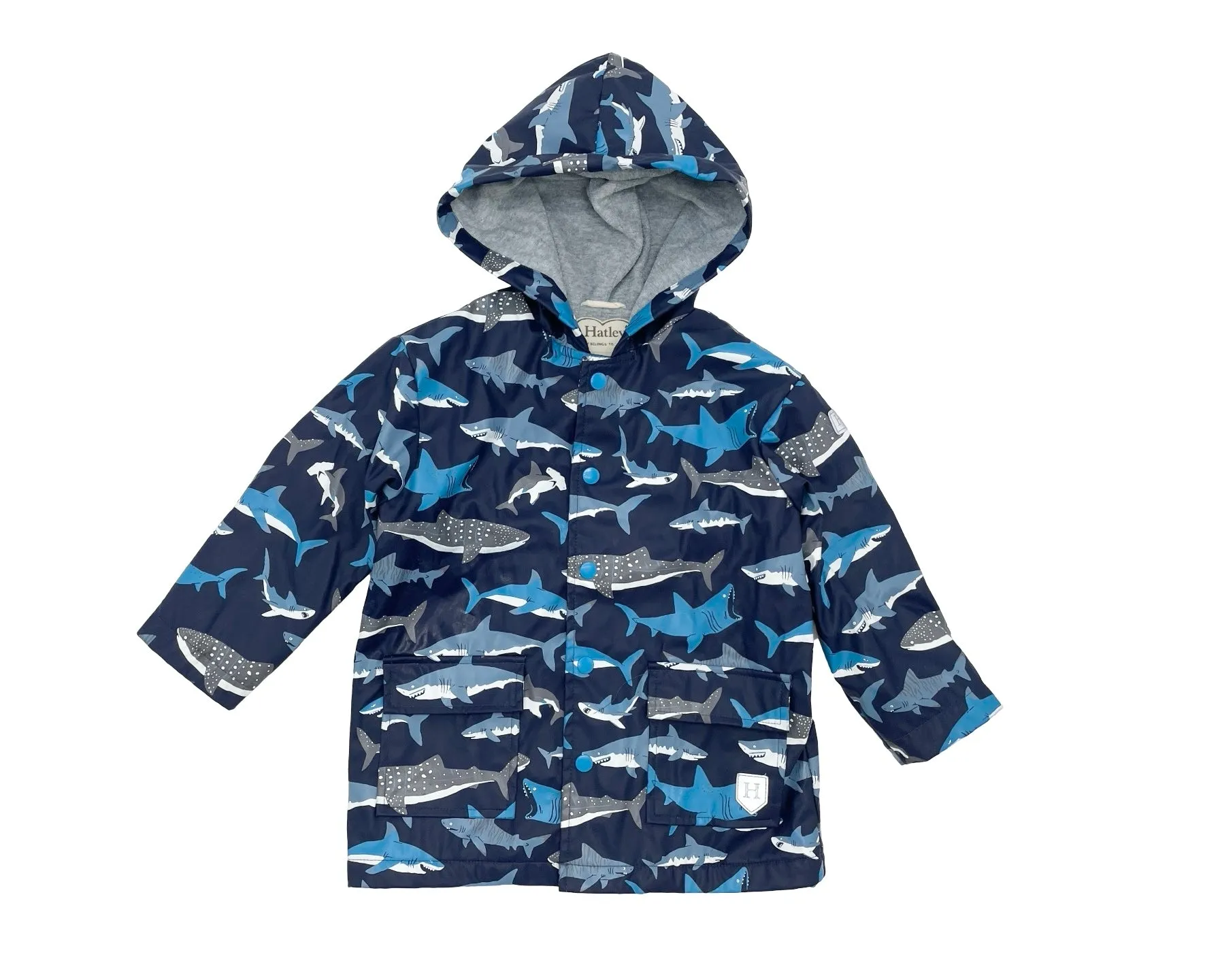 Hatley terry lined rain coat - 4