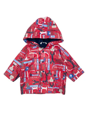 Hatley terry lined rain coat - 9-12m