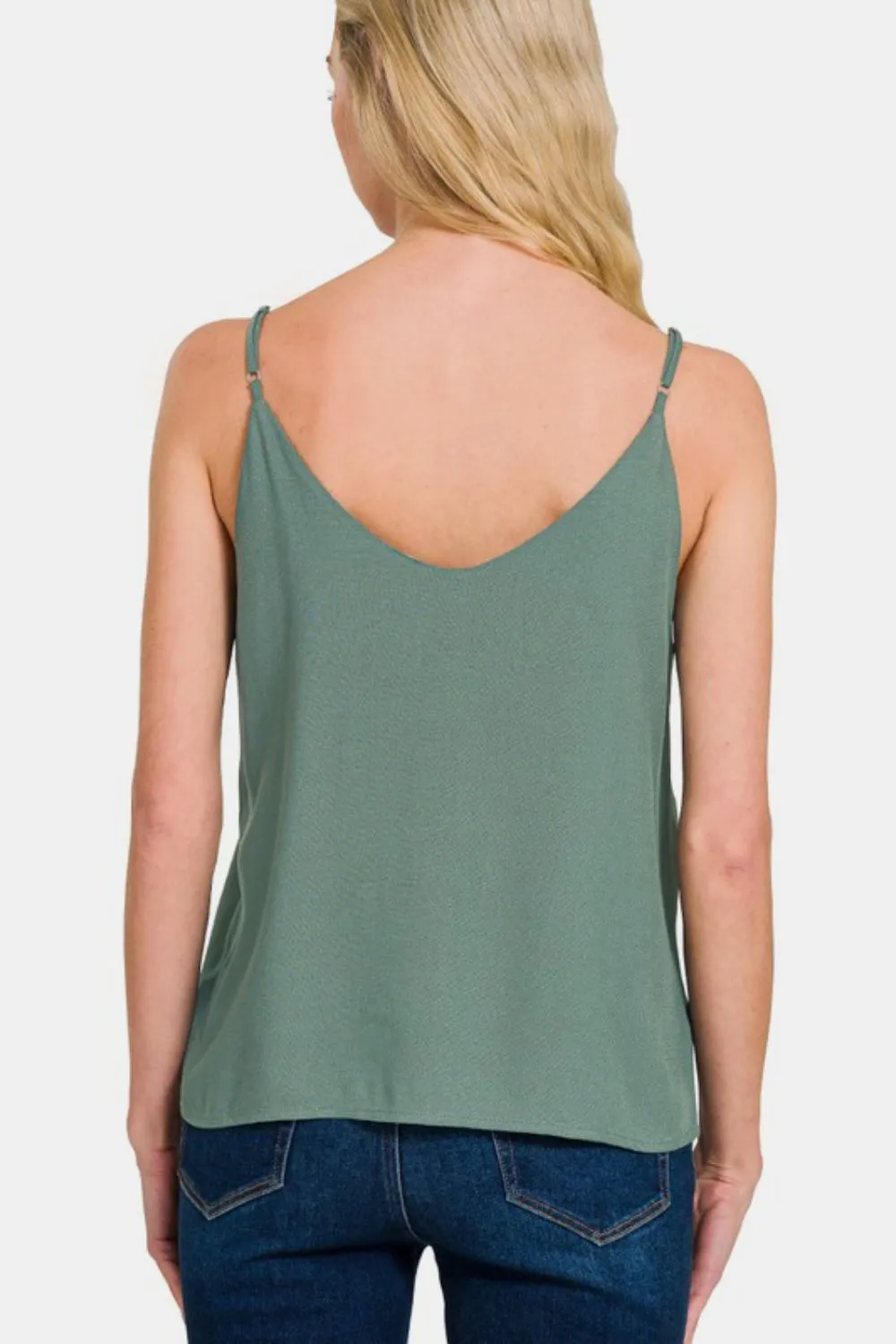 Hazel Blues® |  Zenana Two Layered Spaghetti Strap Cami