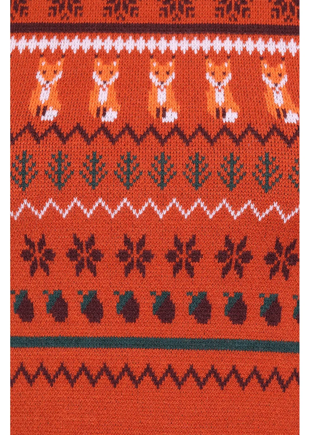 Hell Bunny Vixey 60's Jumper Brown