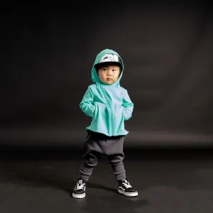 Hi-Lo Hoodie - Aqua