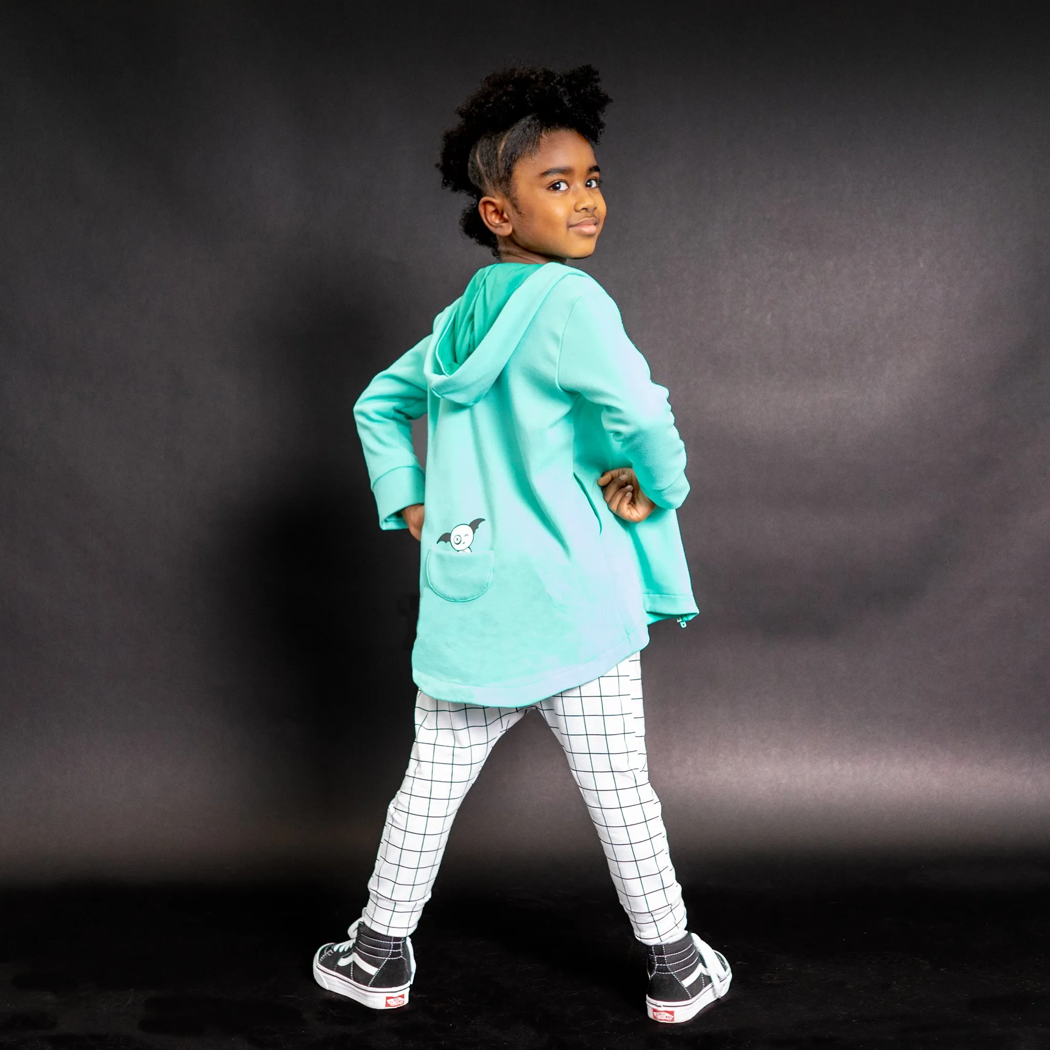 Hi-Lo Hoodie - Aqua