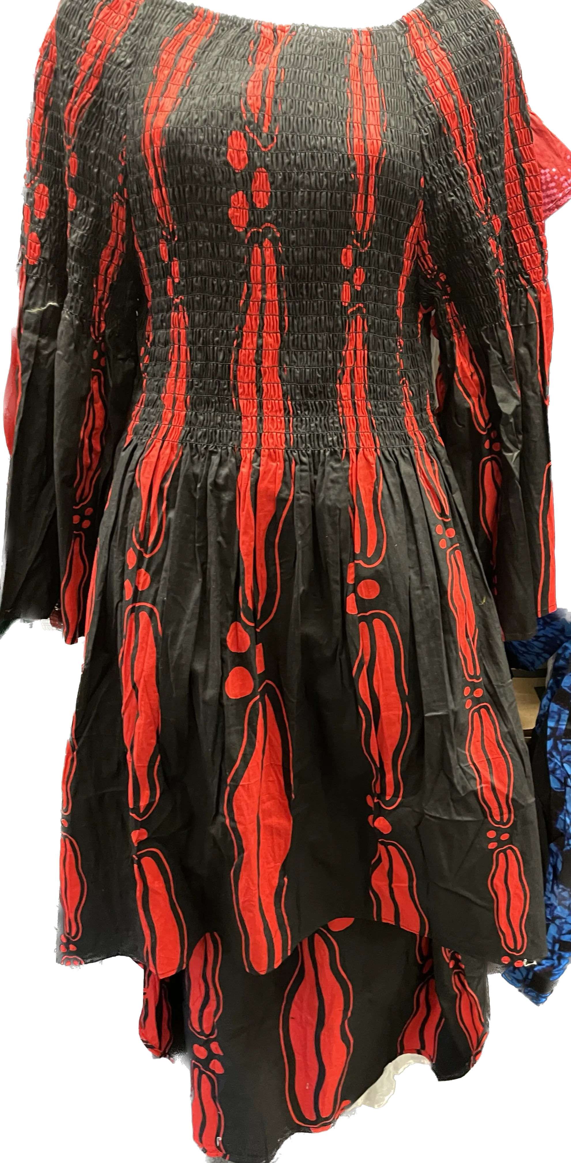 High Low Dress in African Print!! One Size Fits Most!!